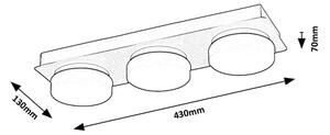 RABALUX 75003 Attichus stropní svítidlo LED 18W/1700lm 4000K IP44 matná černá, bílá