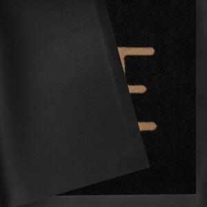 Hanse Home Collection koberce Protiskluzová rohožka Printy 103802 Anthracite Beige ROZMĚR: 40x60