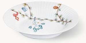 Ručně malované porcelánové hluboké talíře Hammershøi, 4 ks