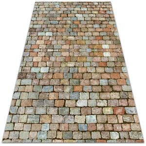 Vinylový koberec pro domácnost Betonové dlažební kostky