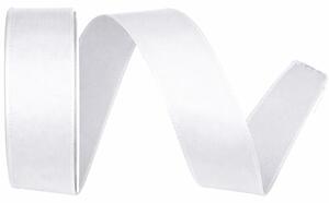 Taftová stuha Pure White – bílá 25 mm x 2m (7,50 Kč/m)