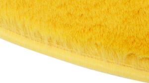 Kusový koberec BELLAROSSA kruh Yellow BARVA: Žlutá, ROZMĚR: kruh Ø 80 cm