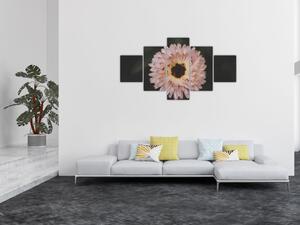 Obraz oranžové květiny (125x70 cm)