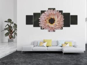 Obraz oranžové květiny (210x100 cm)