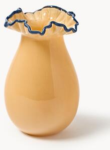 Ručně foukaná skleněná váza s dekorem Gloria, V 24 cm