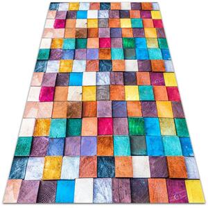 Univerzální vinylový koberec Dřevěné kostky