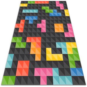 Vnitřní vinylový koberec Tetris kostky