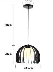 Toolight - Stropní lampa Loft - černá - 181690