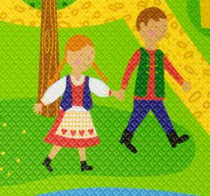 Kusový koberec Dwinguler Pohádková země BARVA: Vícebarevný, ROZMĚR: 130x190 cm