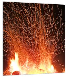 Obraz ohně (30x30 cm)