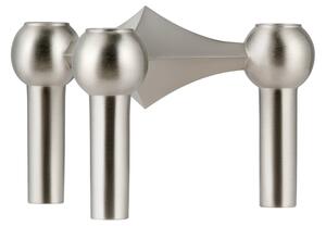 Svícen STOFF Nagel Brushed Chrome SN173