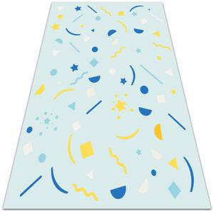 Módní vinylový koberec Abstraktní piñata