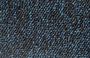 CONDOR Metrážový koberec Lyon 83 tmavě modrá BARVA: Modrá, ŠÍŘKA: 4 m, DRUH: smyčka
