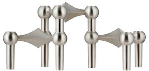 Svícen STOFF Nagel Brushed Chrome - 3 ks SN172