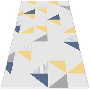 Vinylový koberec Geometrické trojúhelníky