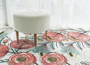 Vinylový koberec pro domácnost Jemné květy
