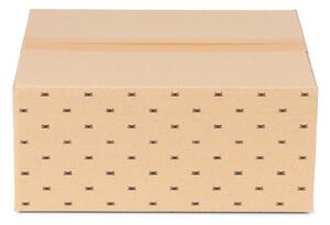Sada 3 béžových úložných boxů Compactor Teddy, 35 x 15 cm