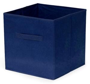 Tmavě modrý úložný box Compactor, 27 x 28 cm