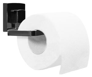 TUTUMI - Držák na toaletní papír - připevnění bez vrtání černý