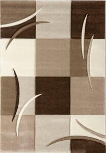 MERINOS Kusový koberec Brilliant 665/080 BARVA: Hnědá, ROZMĚR: 140x200 cm
