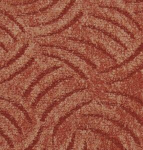 IVC Metrážový koberec Riverton 881 cihlová BARVA: Cihlová, ŠÍŘKA: 5 m, DRUH: scroll