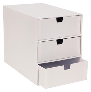 Bílý zásuvkový box se 3 šuplíky Bigso Box of Sweden Ingrid