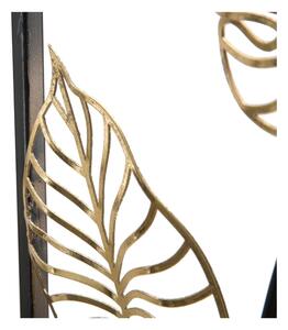 Kovová závěsná dekorace se vzorem listů Mauro Ferretti Luxy -B-, 31 x 90 cm