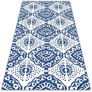 Terasový koberec Modré widgety