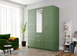 Casarredo - Komfort nábytek Šatní skříň BASILIO/BALI D3 zelená