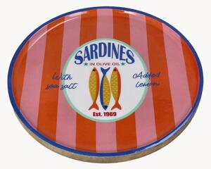 Talíř z mangového dřeva Sardines