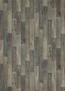 Breno PVC BLACKTEX Fumed Oak 966M – tmavě šedé dřevo, šíře 400 cm