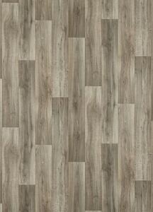 Breno PVC TOPTEX Lime Oak 796M – tmavé dřevo, šíře 400 cm
