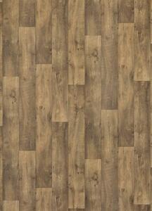 Breno PVC TOPTEX Valley Oak 639M – hnědé dřevo, šíře 400 cm