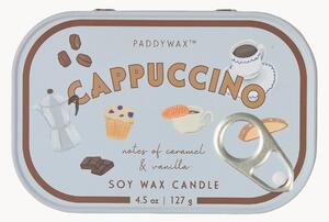 Vonná svíčka v plechovce Cappuccino (čokoláda, třešeň)