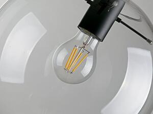 Toolight - Závěsné svítidlo Lassi 25cm APP307-1CP, E27, černá, OSW-00359