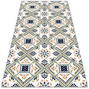 Venkovní zahradní koberec geometrický vzor