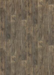 Breno PVC TOPTEX Texas Oak 620D – tmavě hnědé dřevo, šíře 500 cm