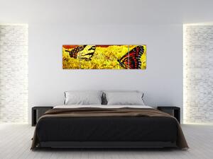 Obraz motýlů (170x50 cm)