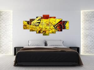 Obraz motýlů (210x100 cm)