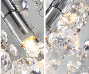 Toolight - Křišťálová stropní lampa Glamour 3xG9 APP403-C, chromová, OSW-00550