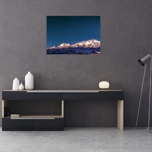 Obraz hor a noční oblohy (70x50 cm)