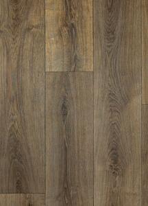 Breno PVC CARBONTEX Cherbourg Oak 546 – tmavé dřevo, šíře 400 cm