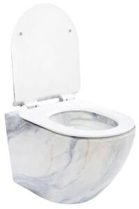 Rea – Závěsná WC mísa Carlos Slim Rimless - mramor