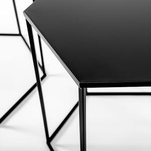 Tutumi, Kávový - konferenční stolek 46×46×55 cm SG1710-07, černá, KRZ-16673