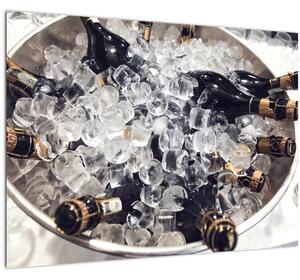 Obraz - šampaňské v ledu (70x50 cm)