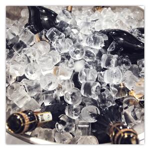 Obraz - šampaňské v ledu (30x30 cm)