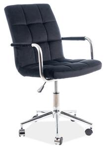 Casarredo Kancelářská židle Q-022, VELVET černá