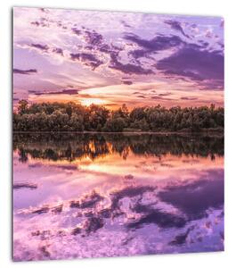 Obraz fialového nebe (30x30 cm)