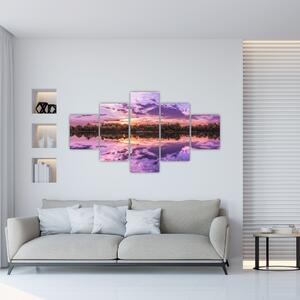Obraz fialového nebe (125x70 cm)
