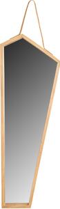 Rea - Tutumi asymetrické zrcadlo na pásku 85 x 30 cm YMJZ20217, hnědá, HOM-08888